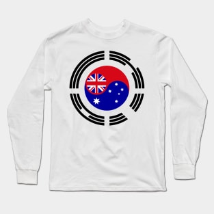 Korean Australian Multinational Patriot Flag Series Long Sleeve T-Shirt